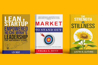 do book formatting and book cover or book cover design