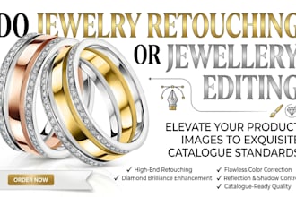 do jewelry retouching or jewellery editing