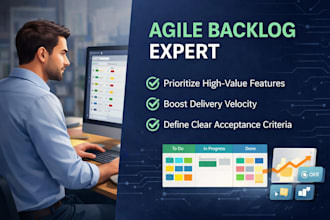 own and prioritize product backlogs for agile delivery