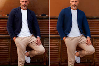 do professional photo retouching and skin editing