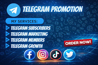 do telegram promotion telegram subscribers and telegram ads to boost audience