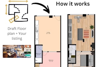 create a custom 3d floor plan for your airbnb listing
