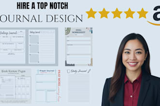 design journal, workbook design, ebook design and paperback formatting