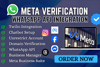 setup official whatsapp bsuiness api meta business verification and app approval