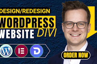 build wordpress website divi, fix divi error, divi builder, divi theme