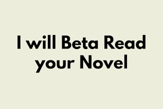beta read romance novel and give feedback