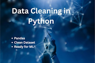 clean and preprocess your dataset using python pandas