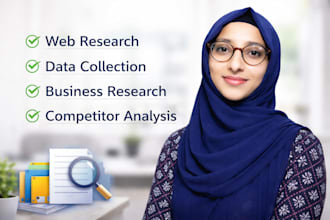 do professional bulk data entry, excel work and web research