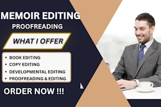 be your memoir developmental editor memoir proofreading amd formatting