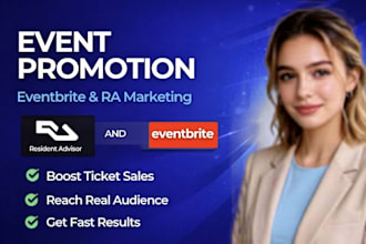 event promotion, eventbrite website promotion, ticket sales, resident advisor