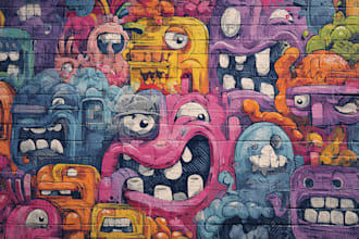 do wall art, pop art, mural, graffiti, doodle, wallpaper