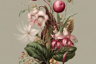 draw a botanical illustration