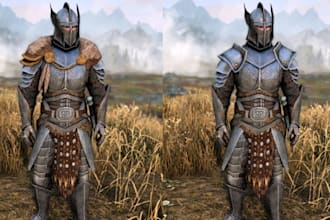 create, edit or port skyrim se and fallout 4 weapon and armor mods