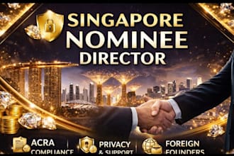 singapore nominee director service for foreign founders and acra company setup