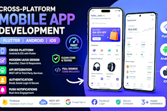 build custom android and ios mobile apps