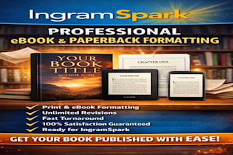 optimize your book for ingramspark approval and digital book