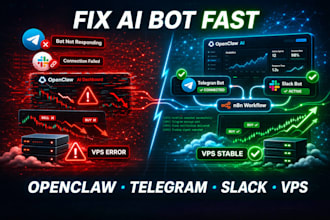 fix, setup openclaw trading bot claude code mvp trading view hermes agent vps