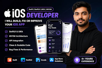 build a professional ios app using swift, swiftui or uikit