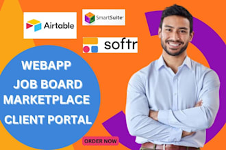 design airtable client portal, data system and reporting dashboard