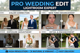 edit wedding photos in lightroom color correction and culling