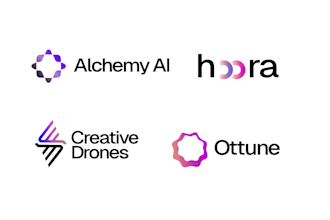 modern saas, tech, startup, software, agency logo with free short animation