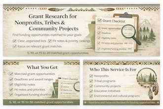research grants for tribes, nonprofits, and communities