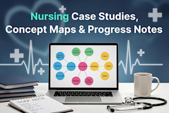 do nursing case studies, concept maps, care plans and progress notes