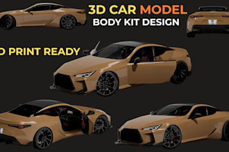 craft 3d car model car body kit rc car vehicle design automotive cad 3d printing
