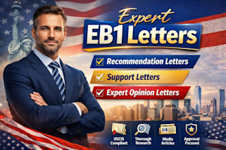 write expert opinion letters for your green card