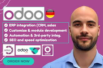 design odoo website ecommerce and customize odoo erp