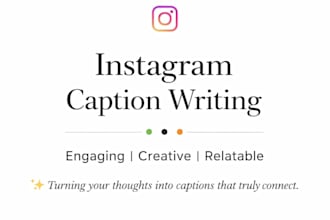 write engaging and creative instagram captions