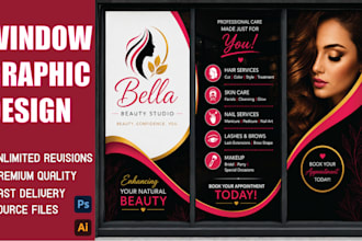 do trendy shopfront, window graphics, storefront designs