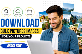 collect and download bulk pictures images for your projects