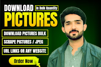 collect and download bulk pictures images for your projects