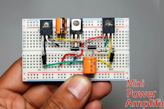 design and simulate amplifier circuit projects