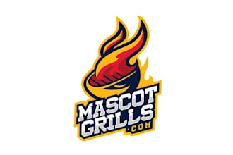 design sustainability exclusive mascot grills logo