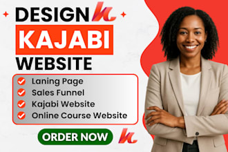 design your kajabi website, kajabi online course, and kajabi sales funnel