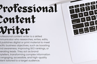 write professional blog posts and web copy