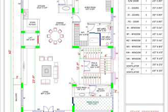 be your civil engineer for autocad 2d drawings and vastu plans