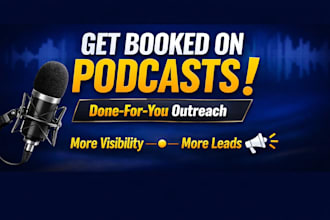 do podcast outreach and get you booked as a podcast guest
