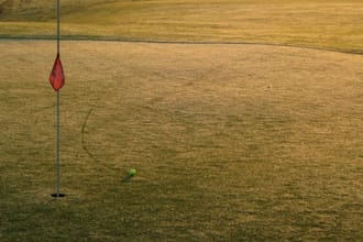 render golf course, model professional 18 holes golf course,3d golf course