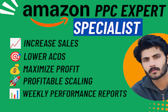 be your personal amazon ppc manager for amazon sales growth and amazon fba ads