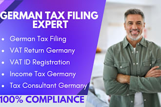 do german tax filling, vat return, vat id, income tax, german tax id, tax law
