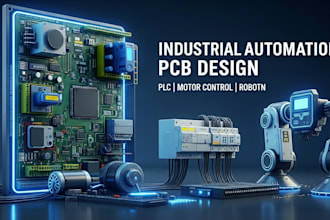 design pcb for industrial automation, plc systems, motor control, and robotics