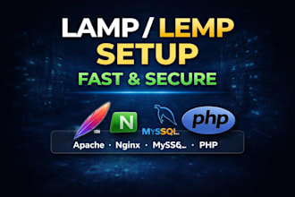 install a lamp or lemp stack web server