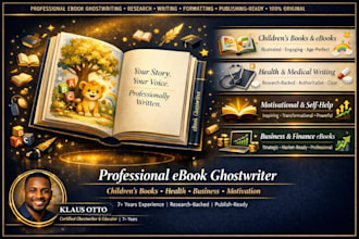 do academic and scholarly fiction ghostwriter educational writing