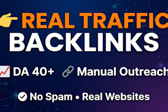 do real traffic backlinks for SEO