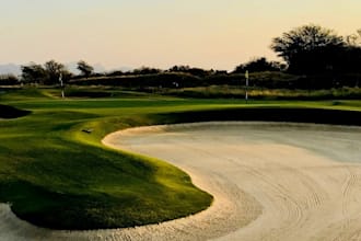 model professional 18 holes golf course,golf installation,3d golf course,terrain