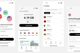 create custom esim app, esim website with secure admin panel