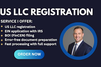 register US llc with ein and boi filing in 24 hours for non residents